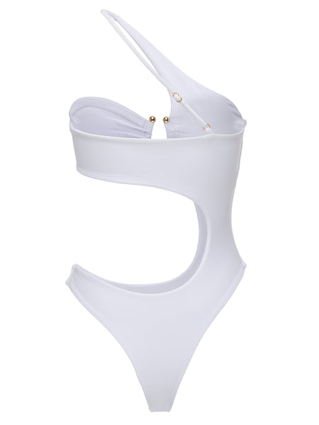 The Luxe Monokini (White)