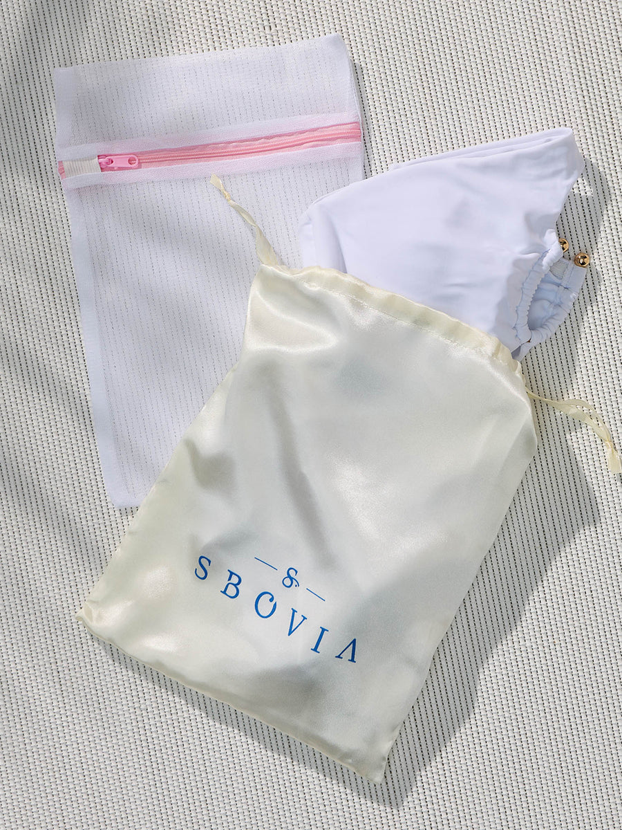 The Luxe Monokini (White)