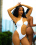 The Luxe Monokini (White)