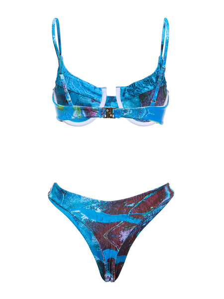 Arctic Paradise Two Piece Two Piece Canvas Transfer Bikini