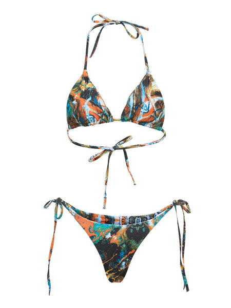 The Macedonian Matsa Two Piece Canvas Transfer Bikini