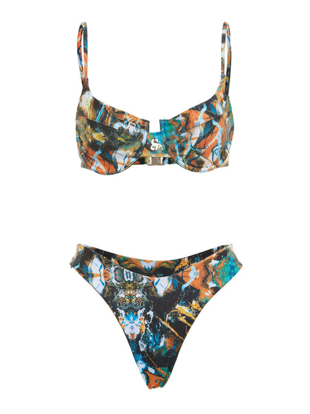 The Macedonian Monarch Two Piece Canvas Transfer Bikini