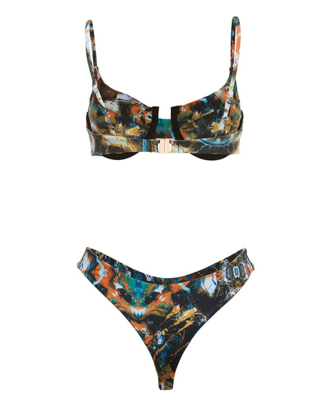 The Macedonian Monarch Two Piece Canvas Transfer Bikini