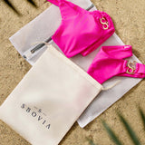 SBOVIA luxury bikini packaging and branded bag presentation